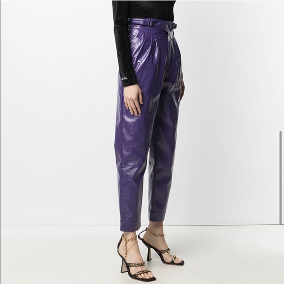 Rotate Vegan Leather Pants - Picture 5 of 9